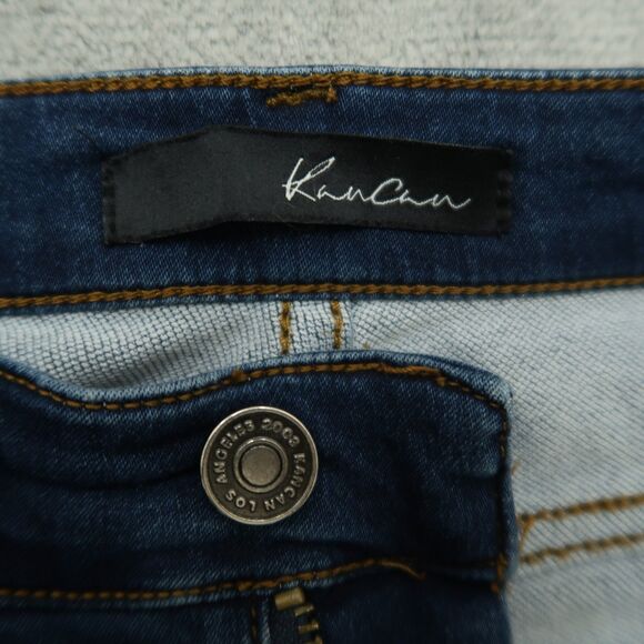KanCan Jeans Junior's Size 5/26 Blue High-Rise Skinny Denim 28.5" Inseam Stretch - Picture 10 of 16